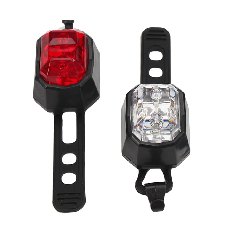 

Bicycle LED Lights Waterproof Silicone Mountain Bike Taillight Night Cycling Security Warning Rearlamp For Helmet Backpack