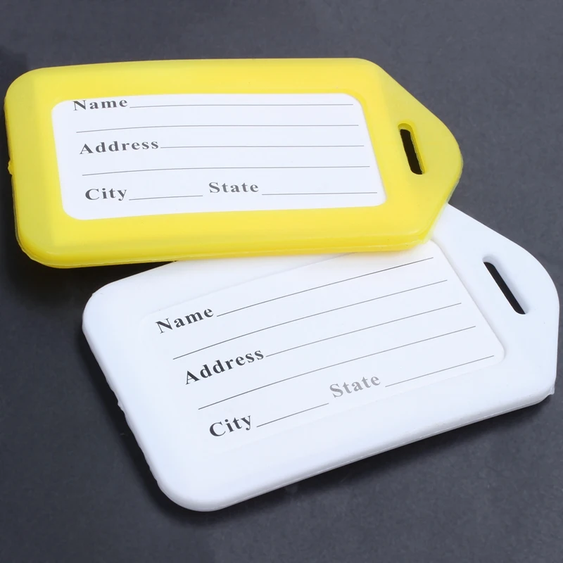 18 шт Чемодан бирки с адресом карты путешествия для багажа чемодана этикеток