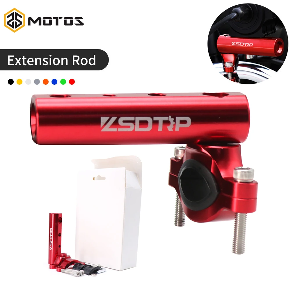 ZS гоночный мотоцикл стойка расширения руль зеркало крепление адаптер светильник