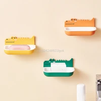 soap box wall mounted drain free perforated shelf household soap artifact toilet no water soap box
