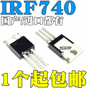 New and original IRF740 IRF740PBF MOS TO-220 Field effect tube n-channel MOS 10A/400V PBF MOS field effect tube upright TO220, i