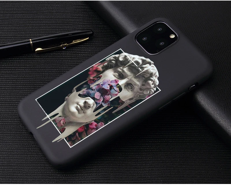 Мягкий силиконовый чехол для iPhone 11Pro 6 6s X 7 8 Plus 5S SE XS Max XR чехол для телефона