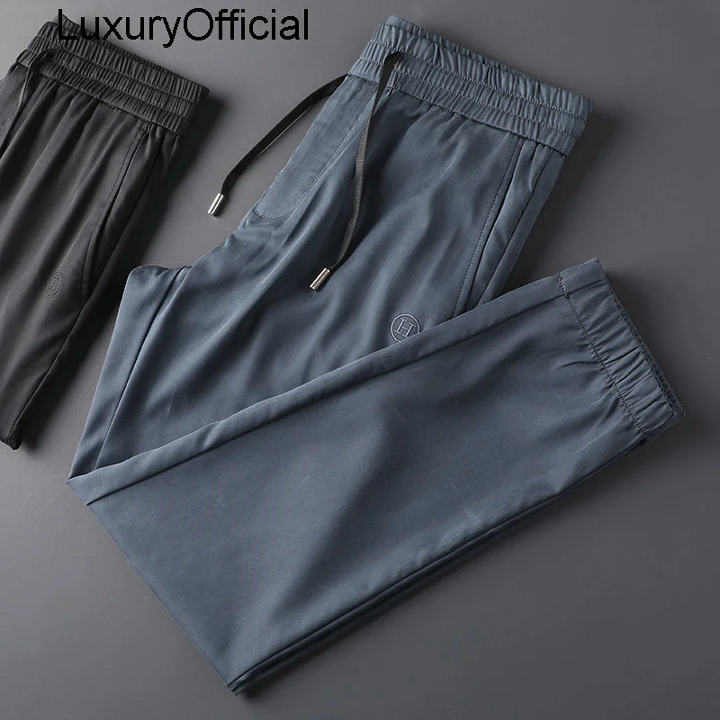 

summer light luxury environmental protection copper ammonia tow foot pants men's cool breathable men's slim fit foot