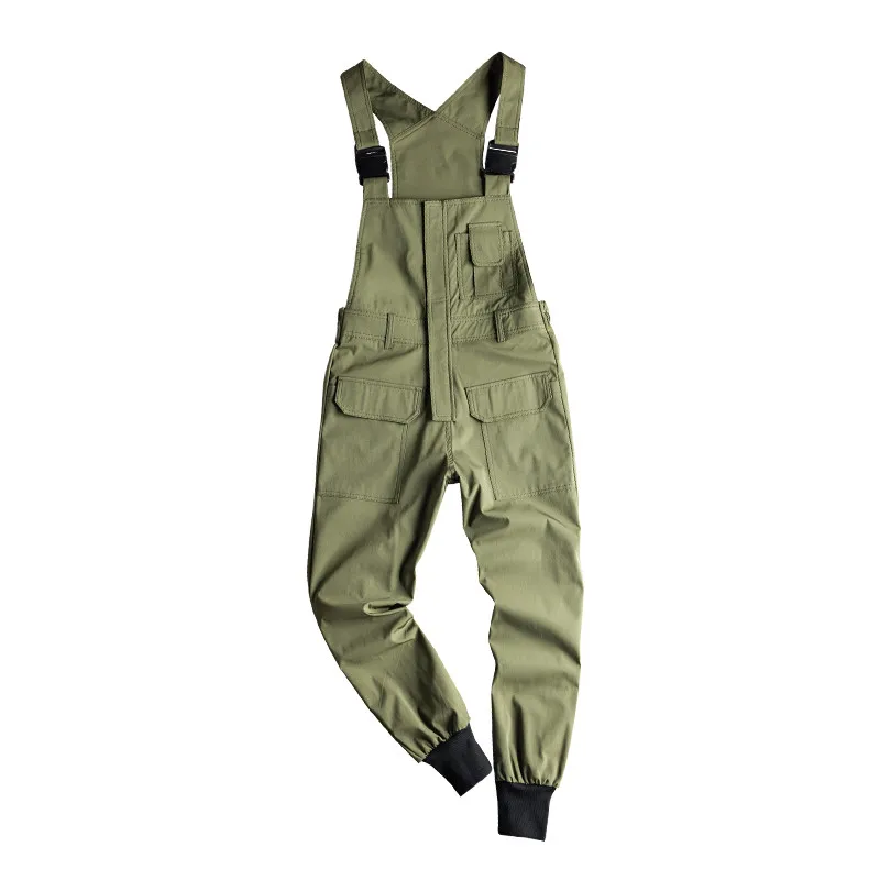 Модный мужской джинсовый комбинезон KIMSERE с несколькими карманами спецодежда