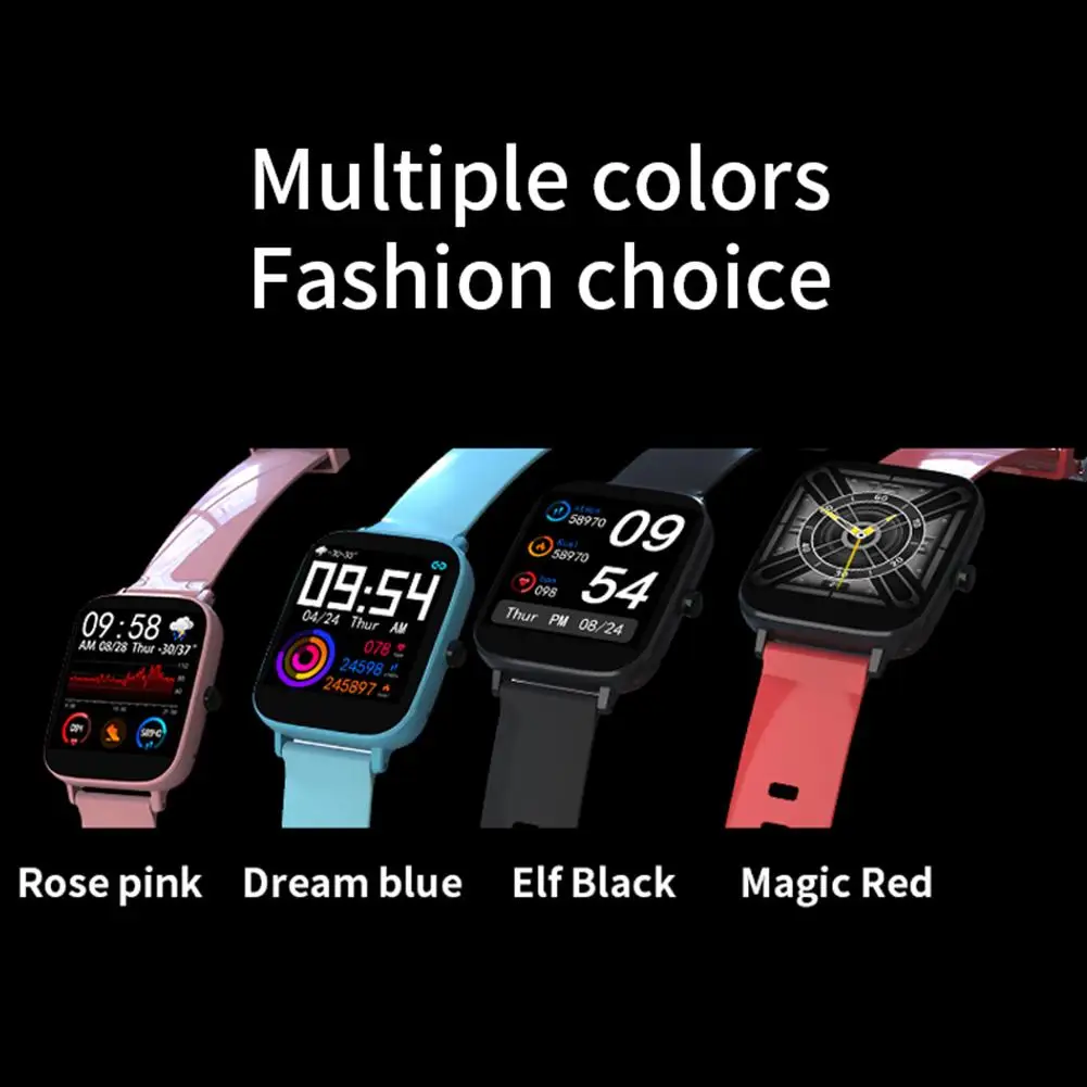 watches smart watch men women kids heart rate blood pressure monitor bluetooth connect smartwatch fitness for android 2021 free global shipping