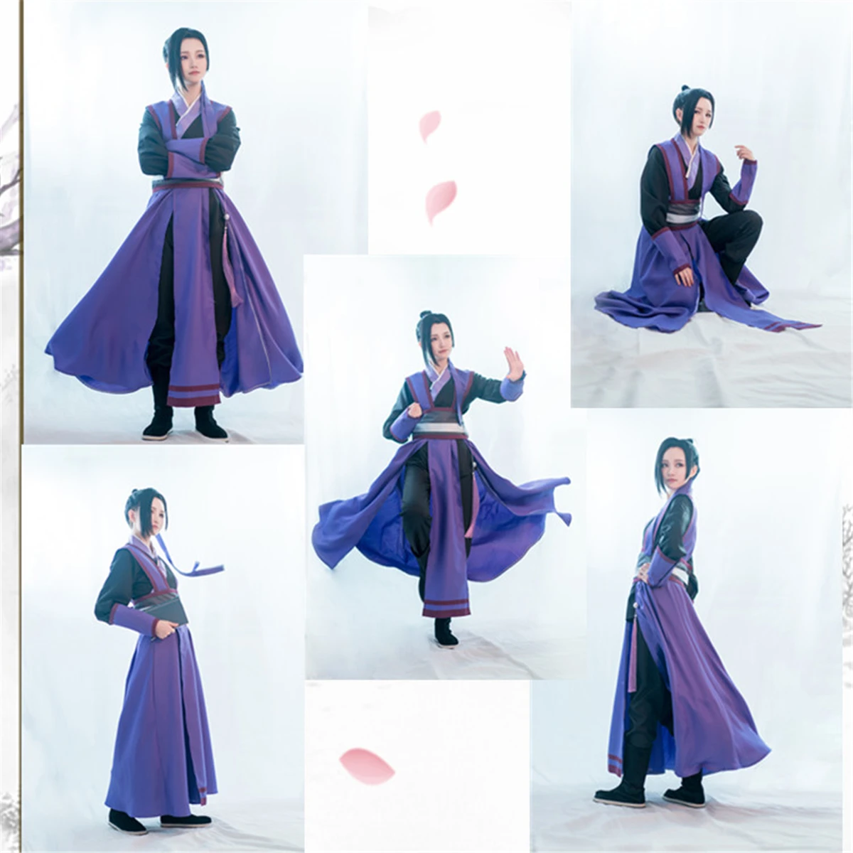 Wei Wuxian Косплей Mo Dao Zu Shi костюм унисекс аниме дедушка демонического культивирования Косплей Хэллоуин