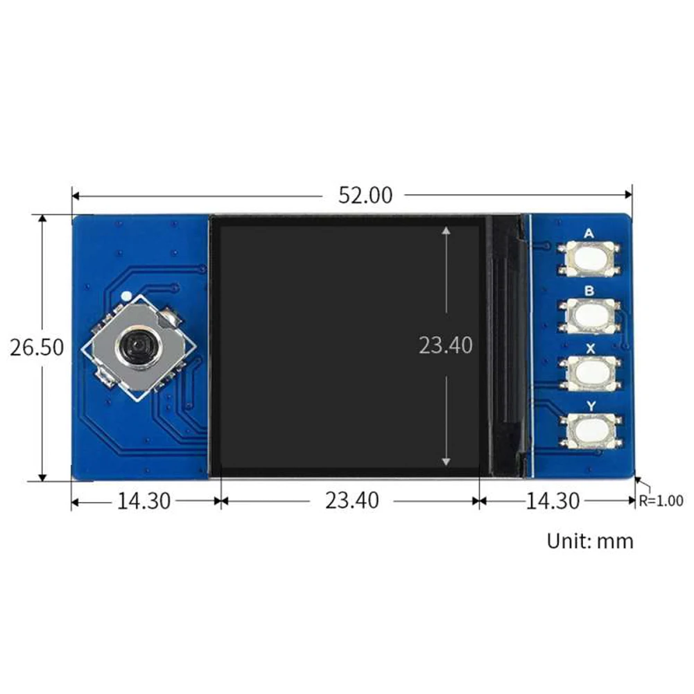 Модуль ЖК дисплея Waveshare 1 3 дюйма 65K цвета RGB 240 × пикселей интерфейс SPI встраиваемый
