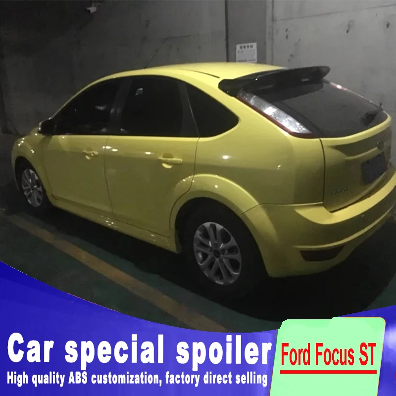 Большой спойлер из АБС пластика для заднего крыла Ford Focus 2007 2008 2009 2010 2011 2012|Спойлеры