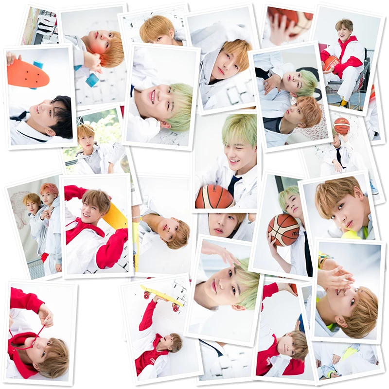 Kpop NCT DREAM мы идем Polaroid Lomo фотокарточек Jisung Mark Renjun HD Фотокарта 40 шт./компл.