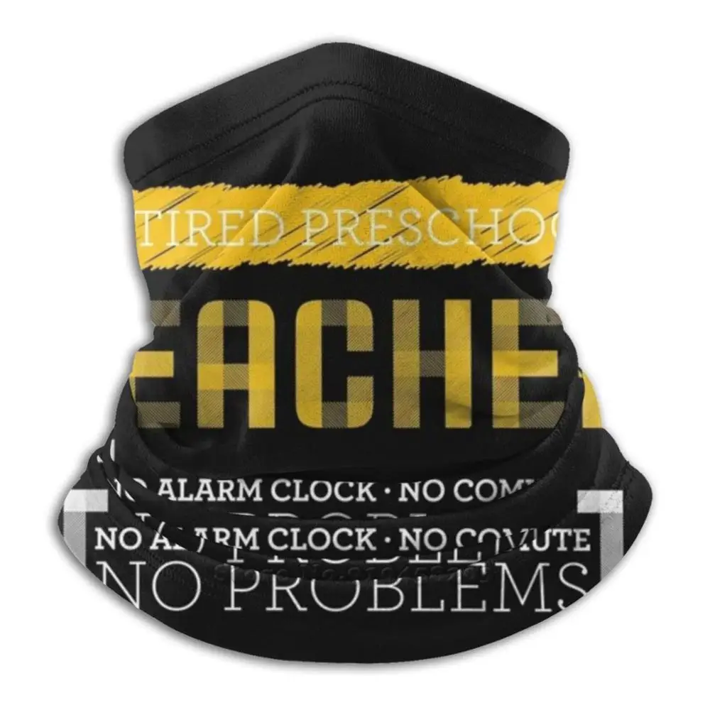 

Retired Preschool Teacher 2020 Scarf Bandana Headband Outdoor Climbing Warmer Face Mask