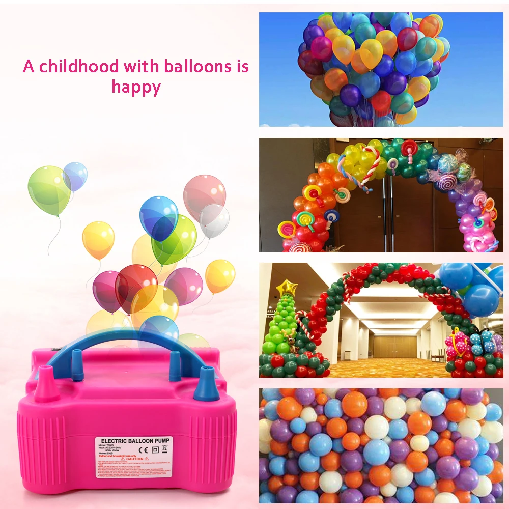 Электрический воздушный насос высокой мощности с двумя соплами 110 В/220 В для