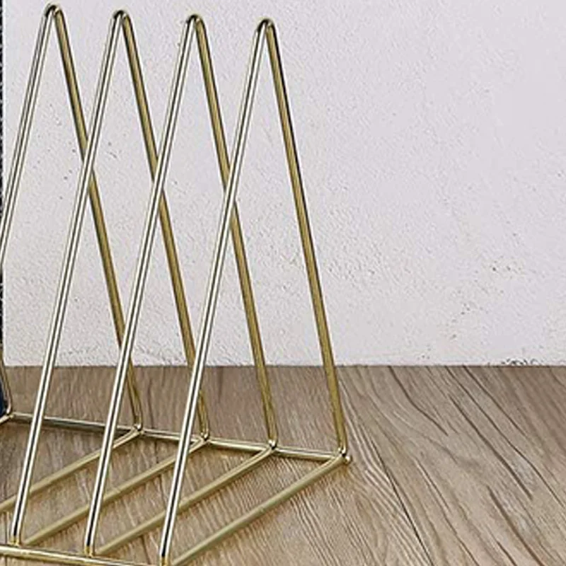 Держатель для файлов металлическая настольная книжная полка Книжная подставка