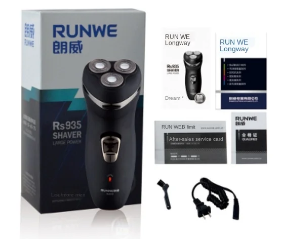 

Electric Shaver Face Care Washable USB Cable Rechargeable Triple Blade 3D Razors Electric Shaving Beard Machine shaver for men