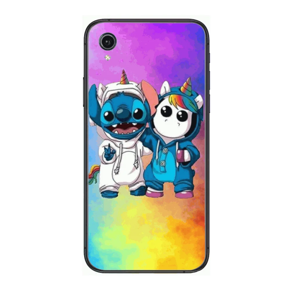 

cartoon phone case stitch Style Phone Cases cover For VIVO X50 30 Y97 91 93 85 83 81 79 73 V 17 15 9 S7 U3X black Covers