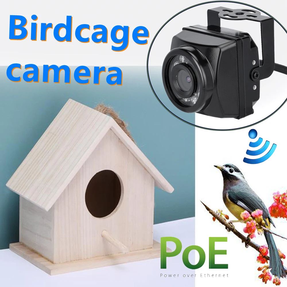 4K 8MP IP66 Audio CAMHI TF Card POE Mini IP WIFI Camera 1080P 3MP 5MP H.264 H.265 Outdoor Night Vision Kamera Webcam Security