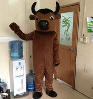 bullfighting mascot adversting bull costume animal cow cosplay party dress suits