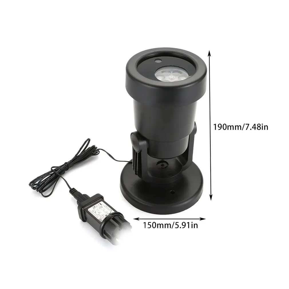 

Waterproof Christmas Snow Laser Snowflake Projector LED Stage Light Party Lights Garden Lamp Outdoor LED Fairy Light Projection