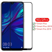 9d screen protector tempered glass case for huawei p smart plus 2018 pro 2019 cover on psmart smar samrt protective phone coque