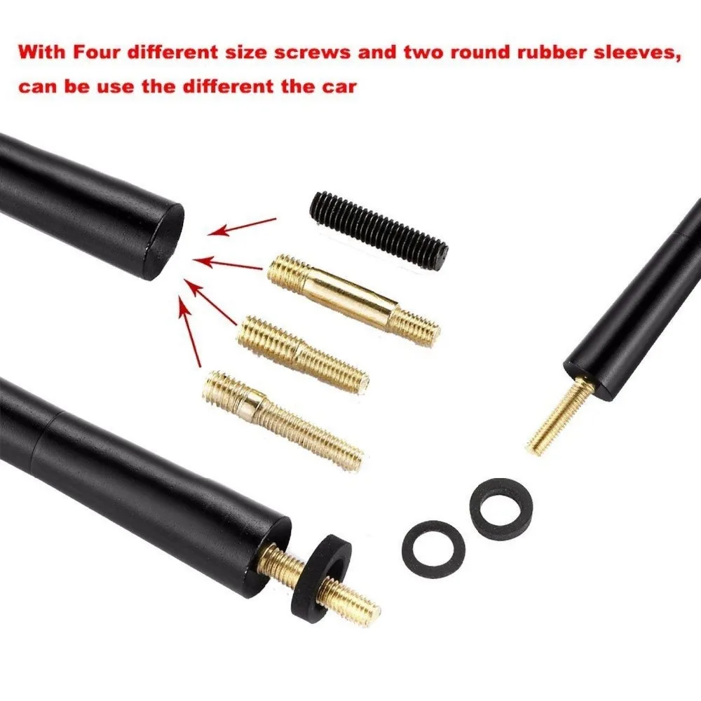 Car Antenna WRC style Carbon Fiber radio fm antena For Subaru XV Forester Outback Legacy Impreza BRZ Tribeca Styling | Автомобили и