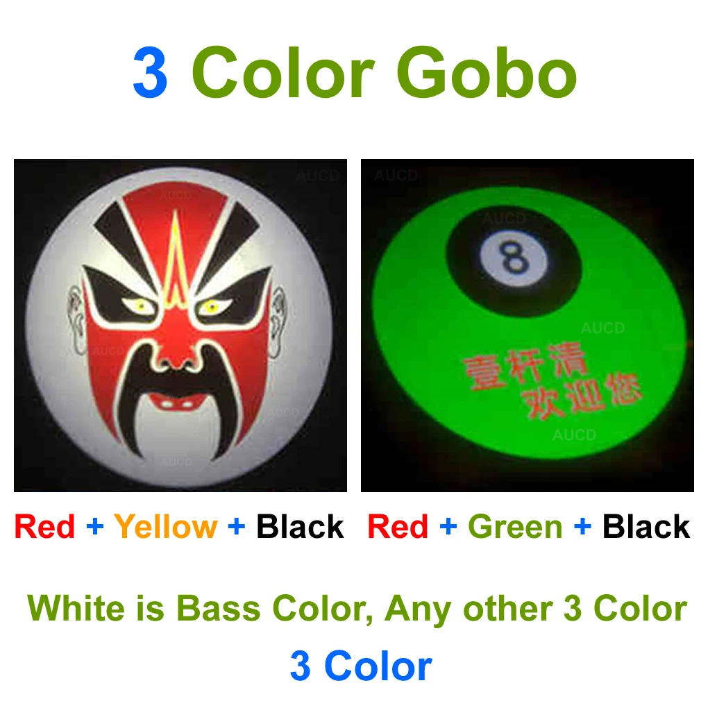 3 Colors Gobo Настраиваемый 50 Вт светодиодный зум HD лампа-проектор логотипа луч рекламы шаблон Проекционные Огни магазин Кафе Магазин Реклама шоу освещение LW50 - Цвет: 3 Colors Gobo