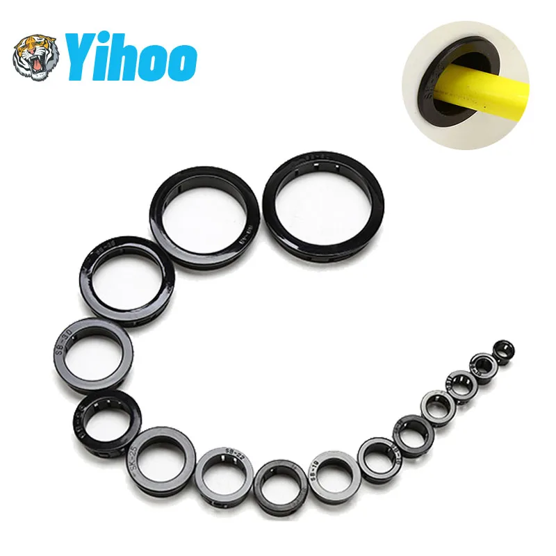 Пластиковая защелкивающаяся крепежная втулка для проводов уплотнительная