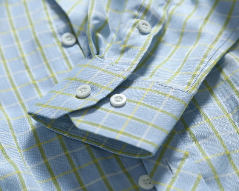 Повседневная стильная простая приталенная Мужская рубашка в Корейском стиле