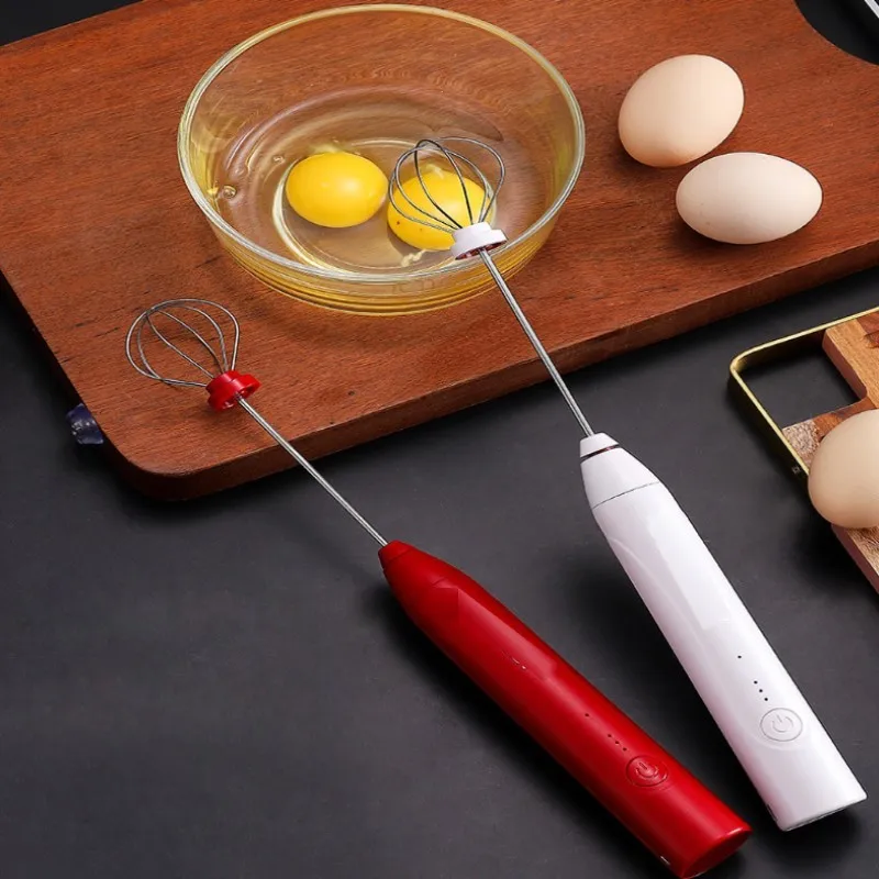 

Домашний Миксер для кофе, электрический ручной миксер для крема, мини-взбиватель яиц, мешалка для шоколада, молока, пузырьков, кухонные прис...