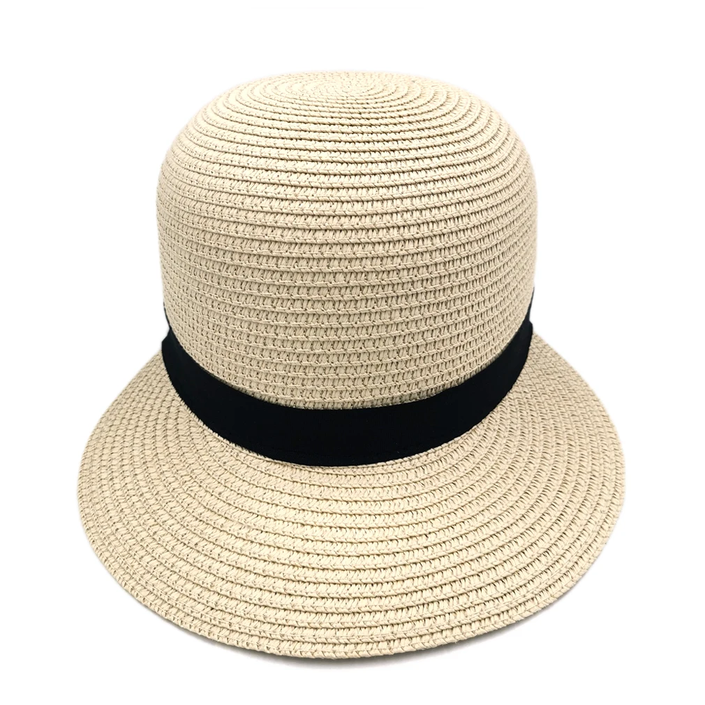 Munng Woman Men Outdoor Summer Beach Party Street Church Sunhat Plastic Straw New Top Fanshion Baseball Cap Adjustable | Аксессуары для