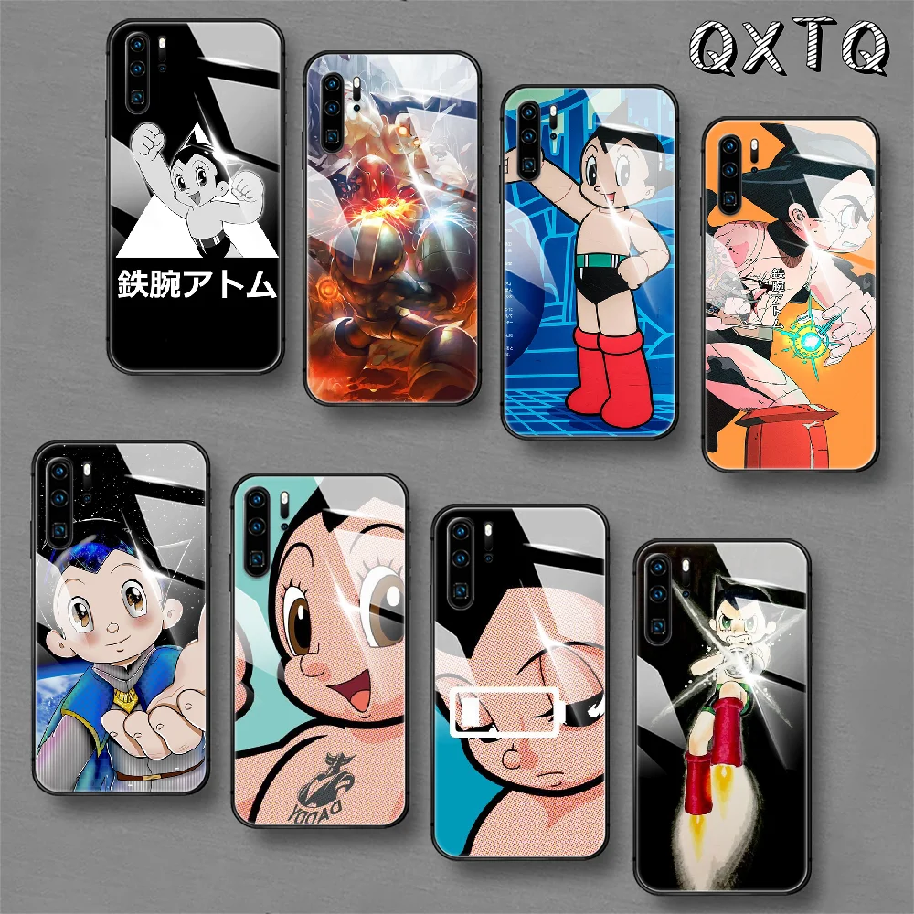 

Astro Boy Anime Cartoon Tempered Glass Phone Case Cover For Huawei Honor Mate P 8 9 10 20 30 40 A X I Pro Lite Smart 2019 Prime