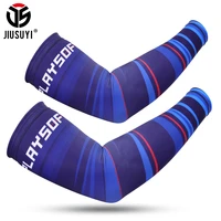 fitness sports arm sleeves breathable cycling armwarmers summer running tennis arm cover uv protection volleyball cuff men women