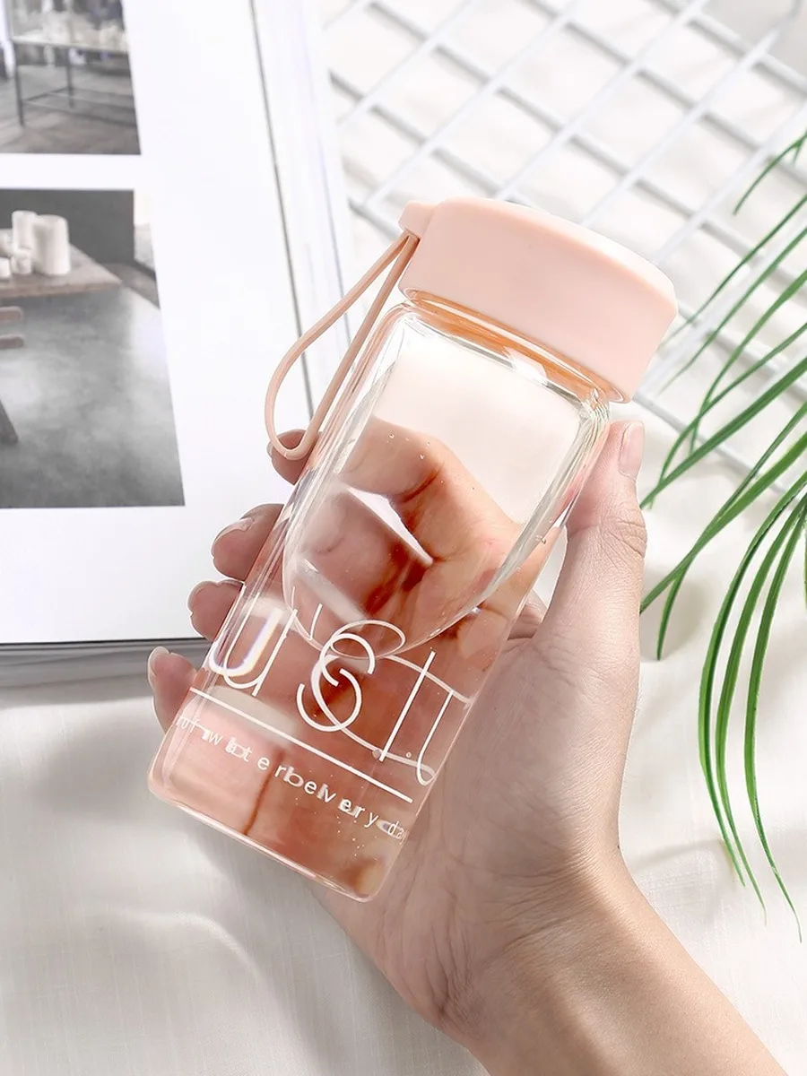 Короткое прозрачное боросиликатное стекло с подъемной веревкой устойчиво к