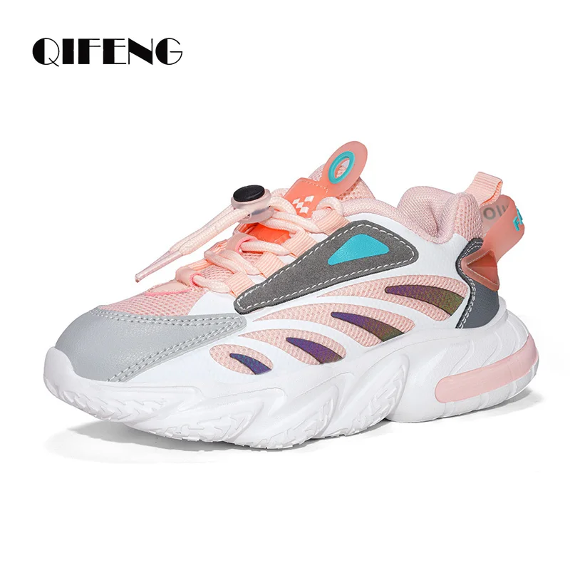 2022 Shoes for Kids Korean Shoes Summer Autumn Chunky Sneakers Winter Boys Girls Shoes for Women Sneakers Big Kids Shoes Fashion