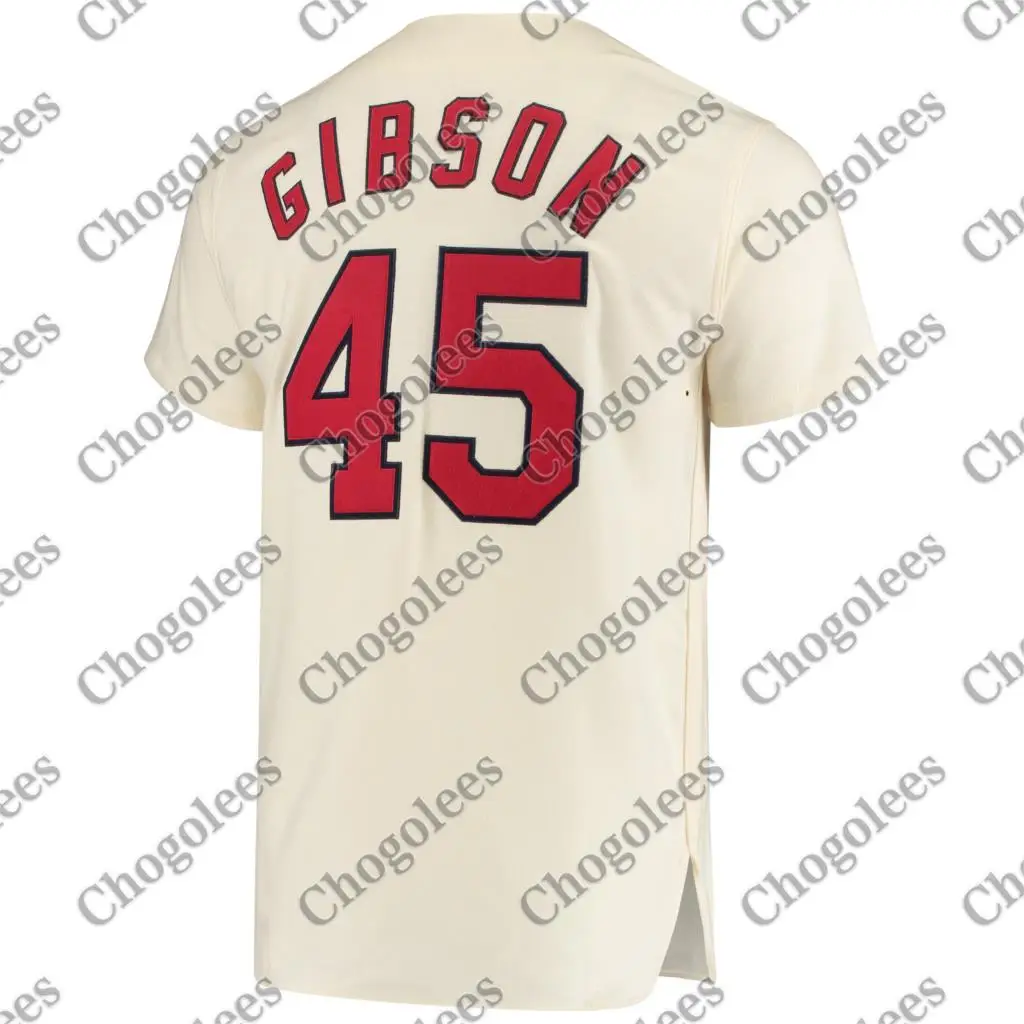 

Baseball Jersey Bob Gibson St. Louis Mitchell & Ness Cooperstown Collection Jersey - Cream