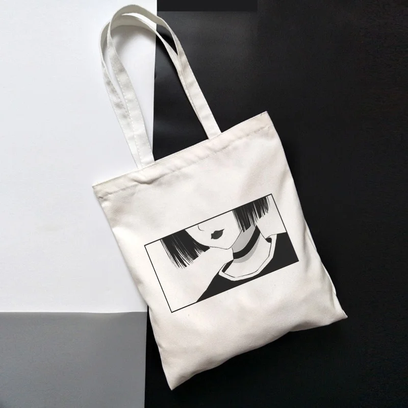 

Сумка-шоппер, сумки, сумка-мессенджер, вместительная сумка, летняя сумка Ulzang для колледжа с японским мультяшным принтом, милые винтажные сум...