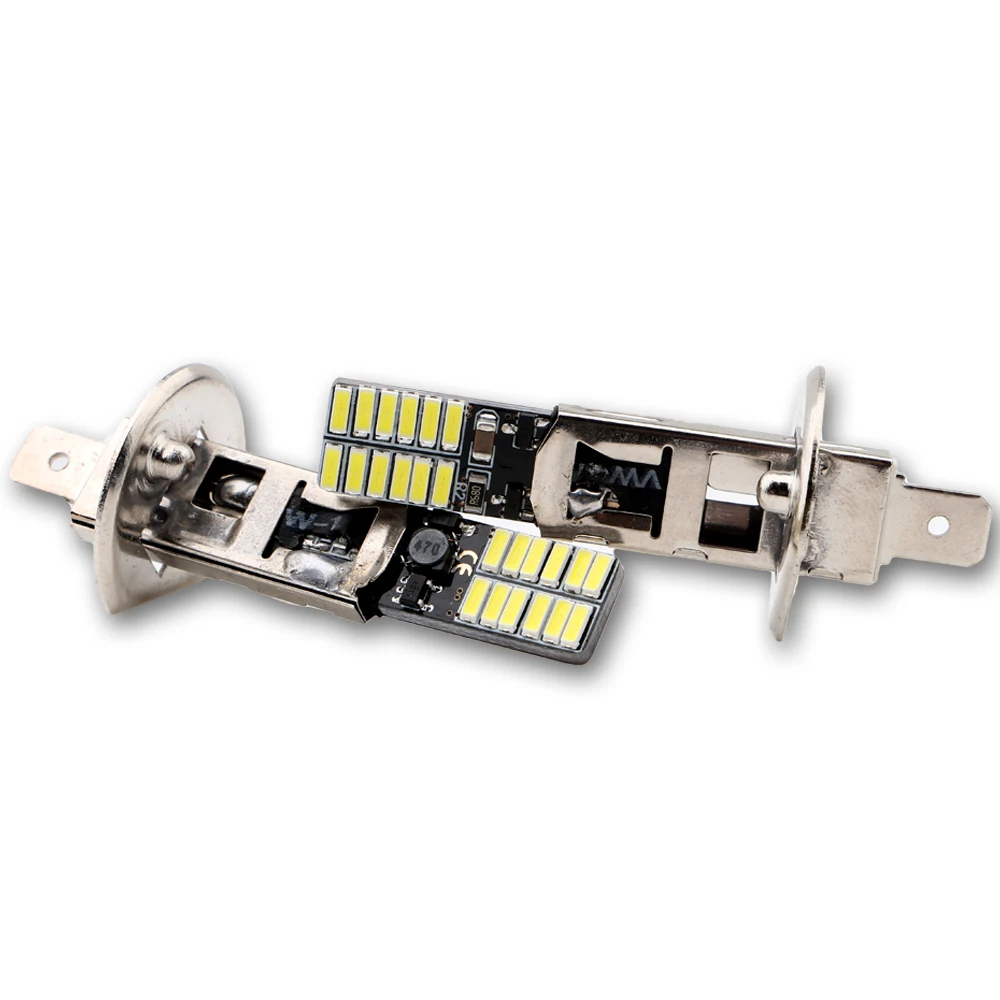 10X12 V H1 H3 4014 24 SMD 360LM Canbus Светодиодная лампа для внедорожника, грузовика, сигнальная противотуманная фара Dt, ходовой светильник, без ошибок