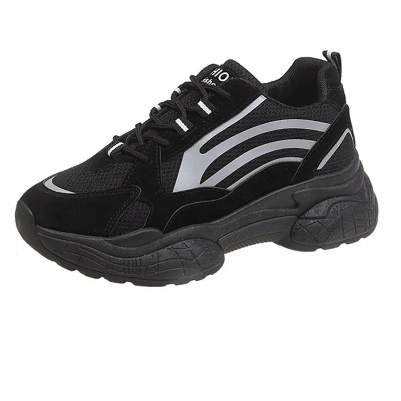 Светоотражающая обувь для папы женская Новинка весны 2020 года дышащая Спортивная