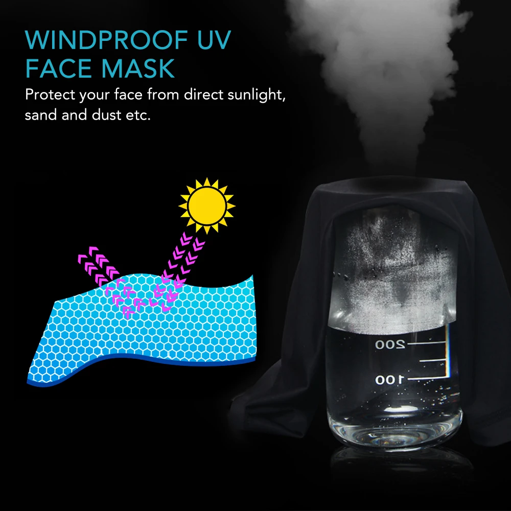 4 шт. воздухопроницаемые шарфы на шею с защитой от УФ-лучей |