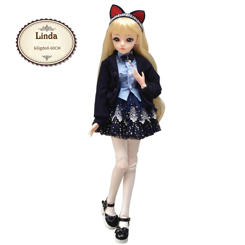 60 см куклы BJD 18 шарнирных шариков виниловые Reborn Baby Doll 1/3 bjd кукла коллекционные