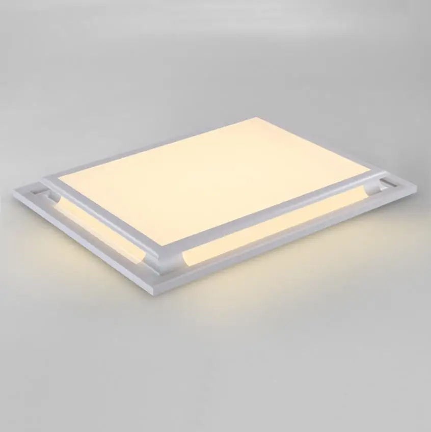 Прямоугольная Светодиодная лампа для гостиной акриловое бытовое освещение