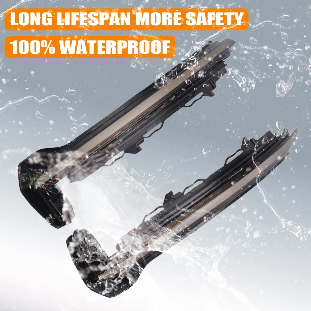 

2PCS LED Dynamic Turn Signal Light For Audi TT TTS MK3 8S 2015-2020 TTRS R8 Side Mirror Indicator Lamp Sequential Blinker