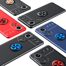 For Cover Huawei Nova 9 Case For Huawei Nova 9 Capas Shockproof TPU Soft Ring Magnetic Holder For Cover Huawei Nova 8i 9 Fundas