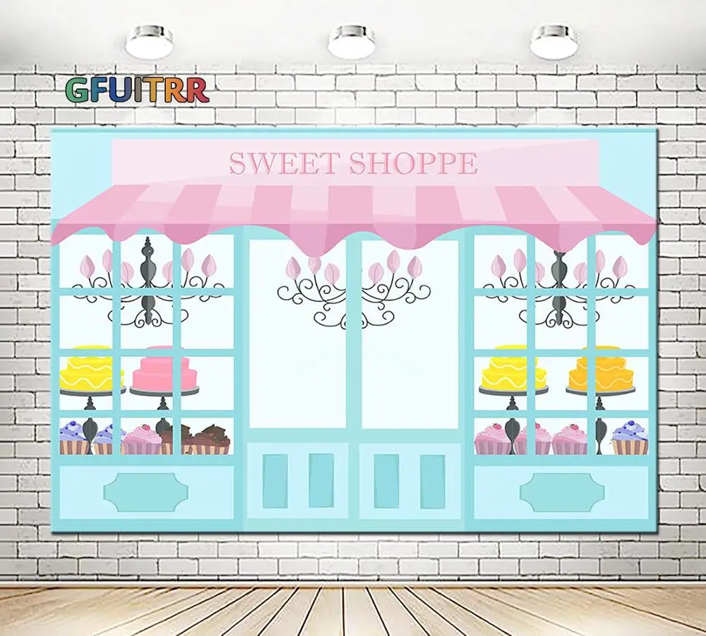 GFUITRR конфеты бар фотографии фоны для девочек день рождения фото фон красочный