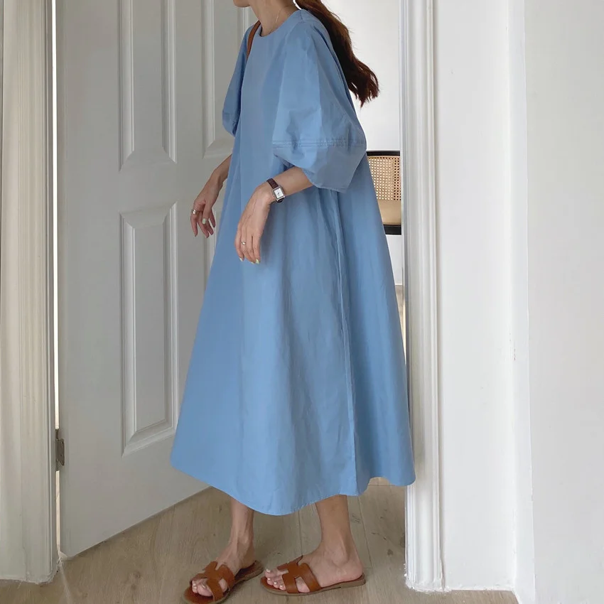 Корейское шикарное платье женские французские платья в ленивом стиле с круглым