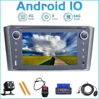 zltoopai android 10 auto radio car multimedia player for toyota avensis t25 2002 2003 2004 2005 2008 gps navigation car stereo