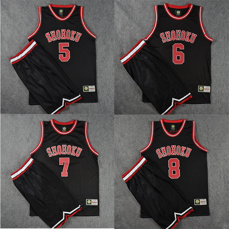 

Anime SLAM DUNK Cosplay Costumes Sakuragi Basketball Team Jersey Rukawa Kaede Hanamichi Adult Child Basketball Clothes Jerseys