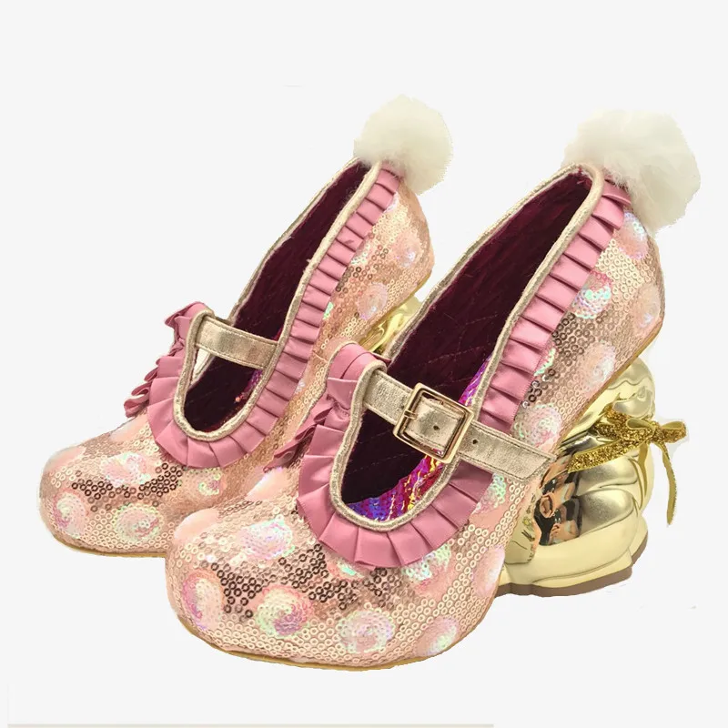 Женские туфли-лодочки на высоком каблуке привлекательные Туфли Мэри Джейн