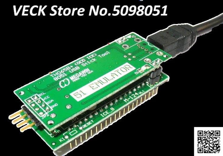 Новая версия 51 мини USB разъем 8051 ядро микроконтроллер эмулятор ISP/льда отладки