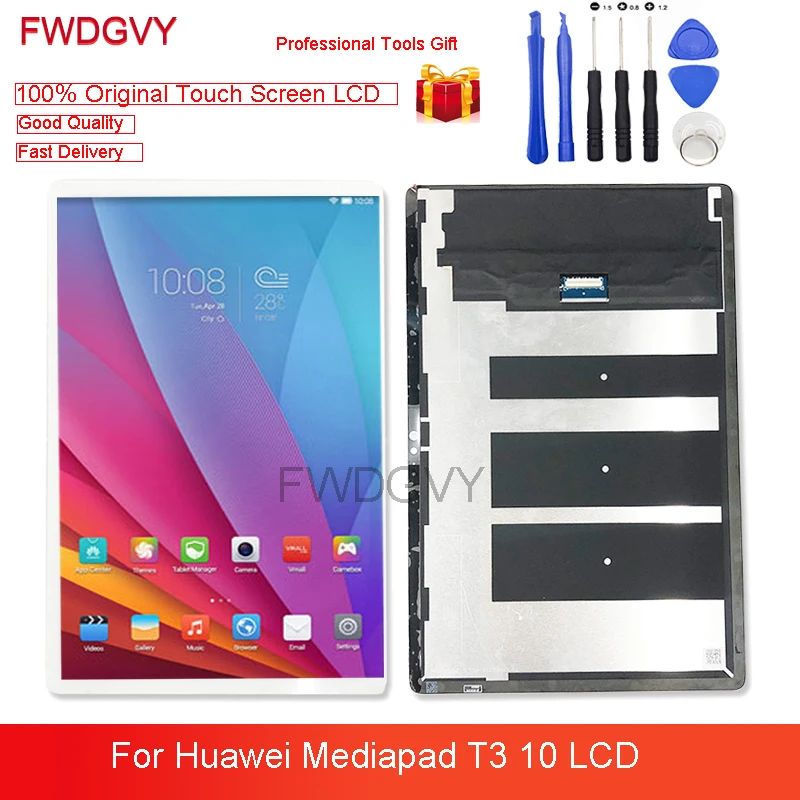 

9,6», подлинный новый для Huawei Mediapad T3 10, ЖК-дисплей, сенсорный экран, дигитайзер, для сборки, для T3 10 AGS-W09 AGS-L09 AGS-L03 ЖК-дисплеев
