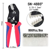 dupont terminals crimp pliers crimping tools sn 48b kit for 2 8 4 8 6 3 vh3 96 wire crimper crimping tools ratcheting