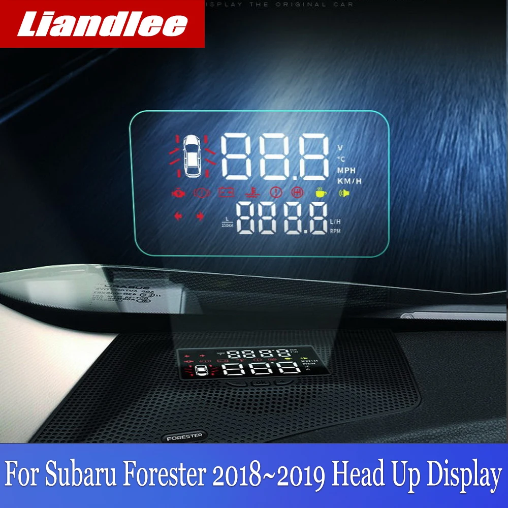 Liandlee для Subaru Forester~ безопасный экран для вождения полнофункциональный OBD Автомобильный HUD Дисплей проектор лобовое стекло